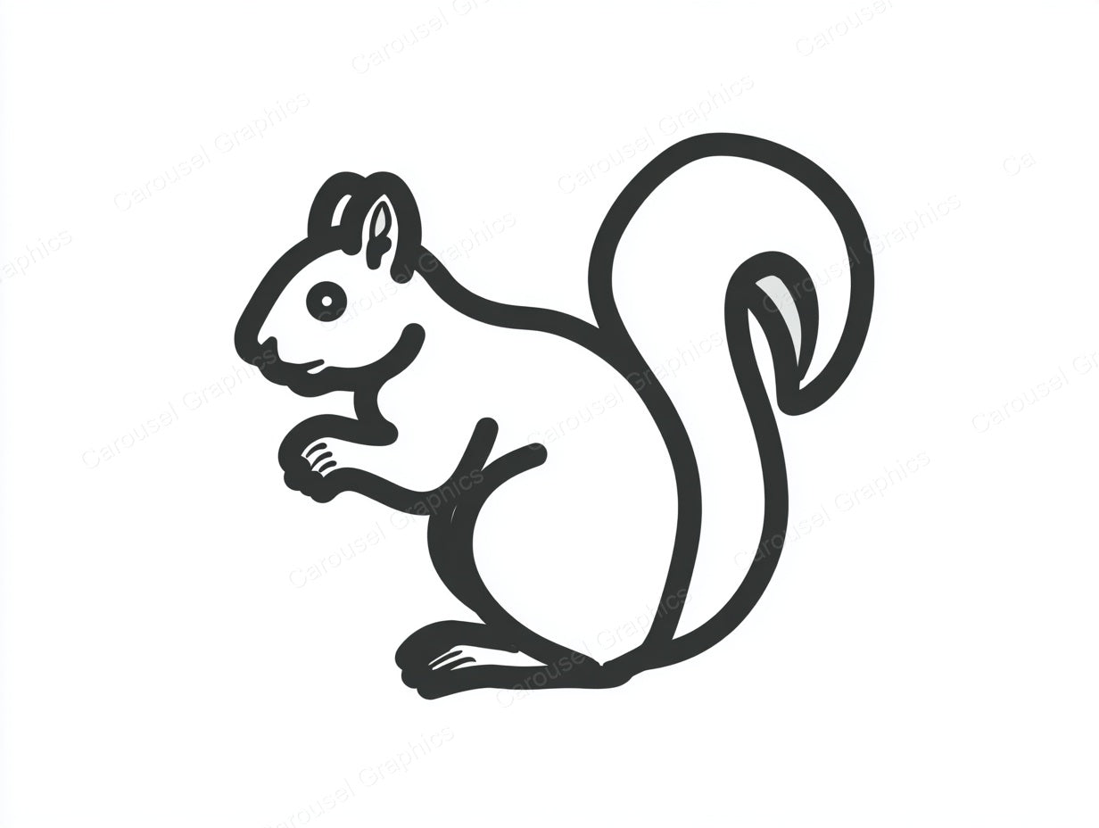 Squirrel Vector Graphic preview