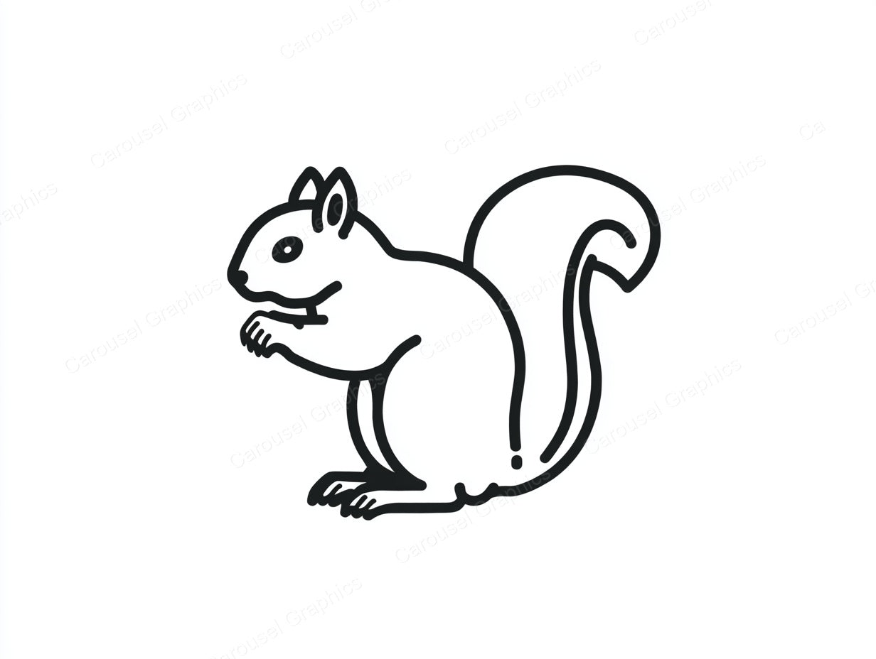 Squirrel Vector Graphic preview