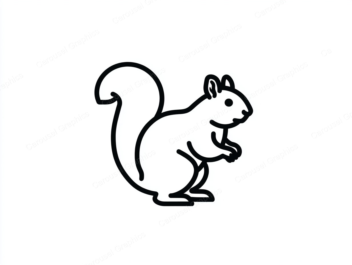 Squirrel Vector Graphic preview