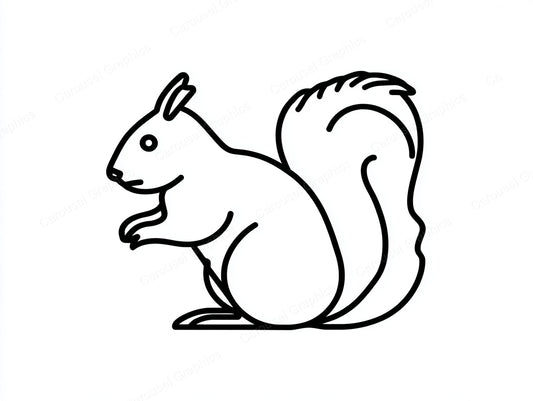 Squirrel Vector Graphic preview