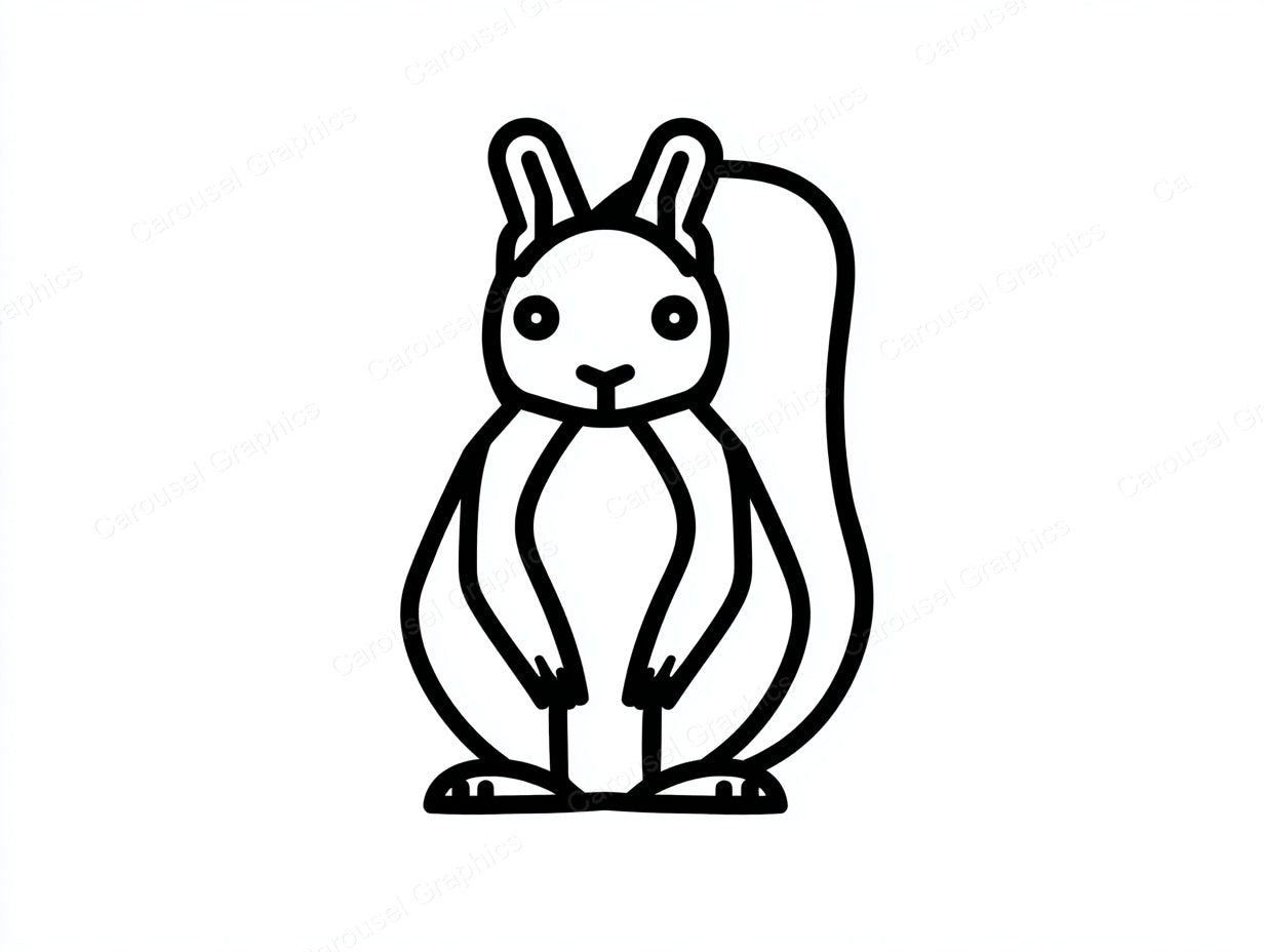 Squirrel Vector Graphic preview