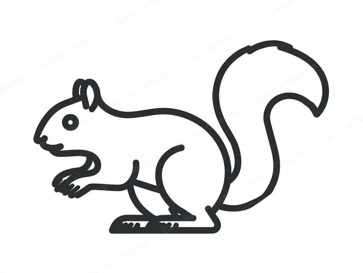 Squirrel Vector Graphic preview