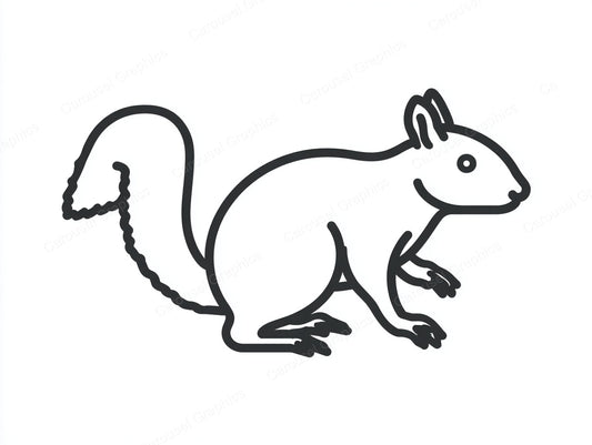 Squirrel Vector Graphic preview