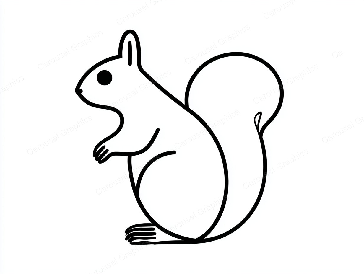 Squirrel Vector Graphic preview