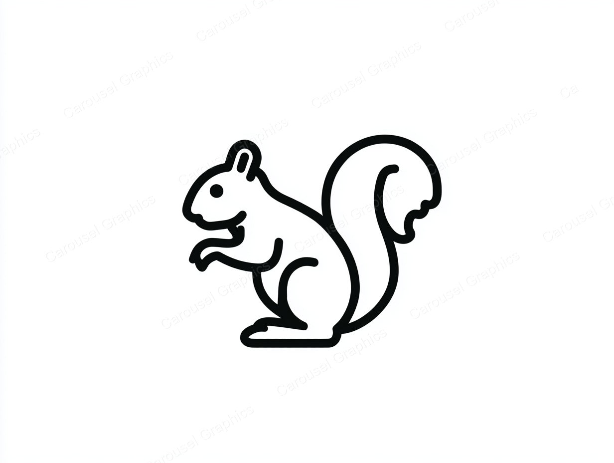 Squirrel Vector Graphic preview