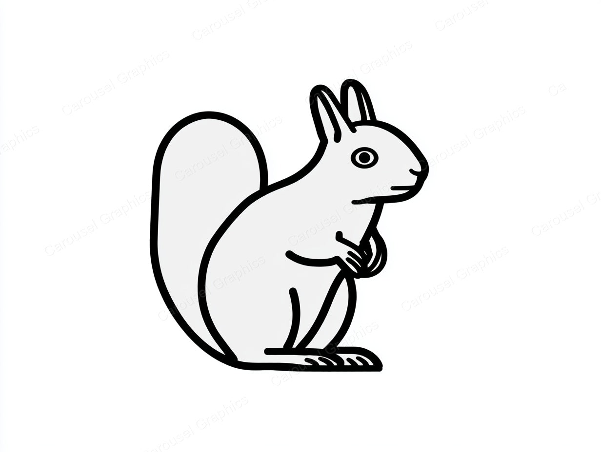 Squirrel Vector Graphic preview