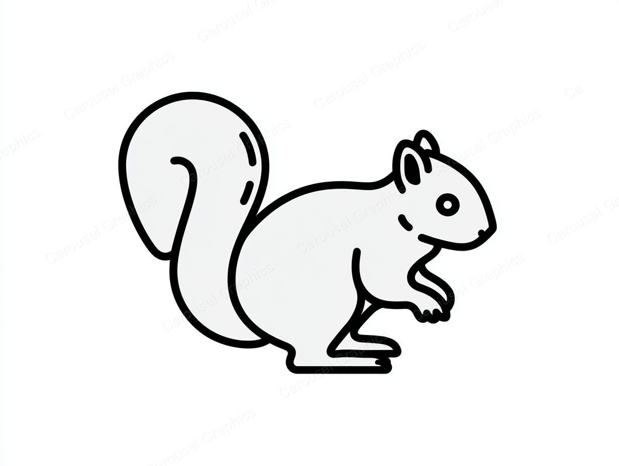 Squirrel Vector Graphic preview