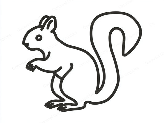 Squirrel Vector Graphic preview