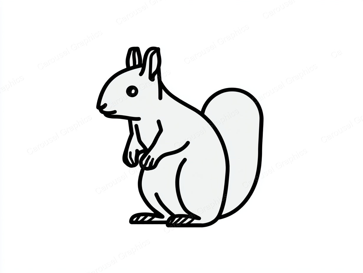 Squirrel Vector Graphic preview
