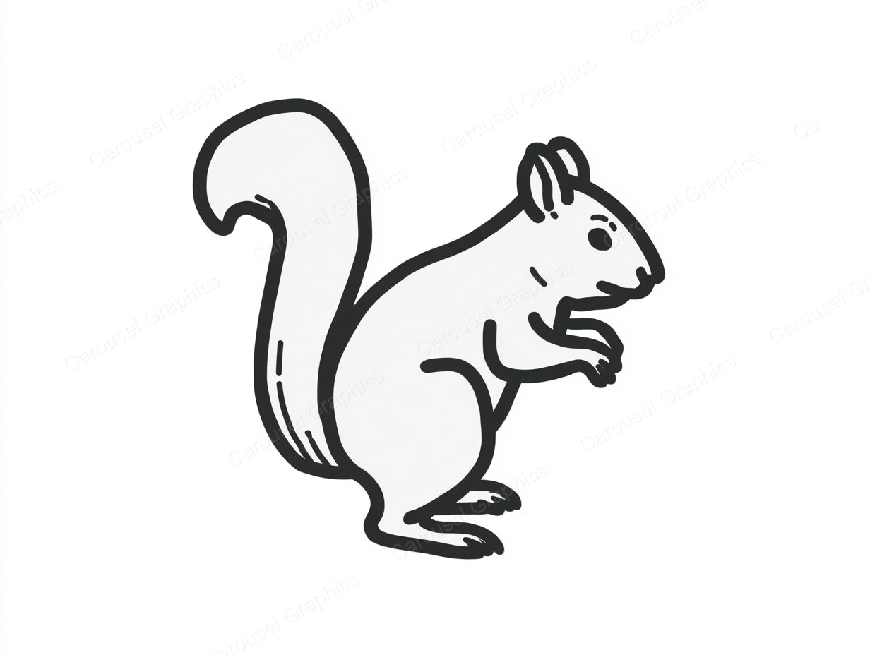 Squirrel Vector Graphic preview