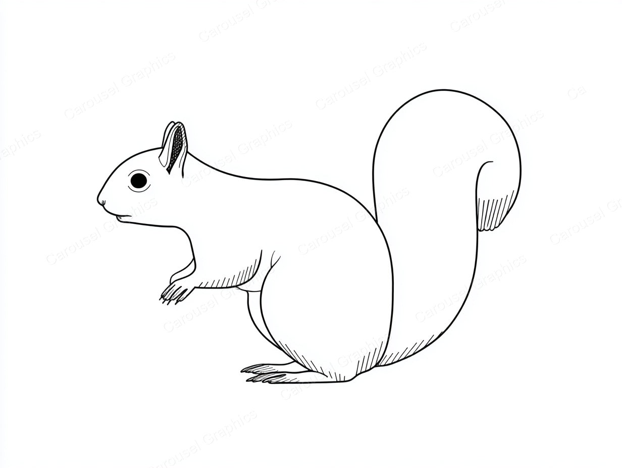 Squirrel Vector Graphic preview