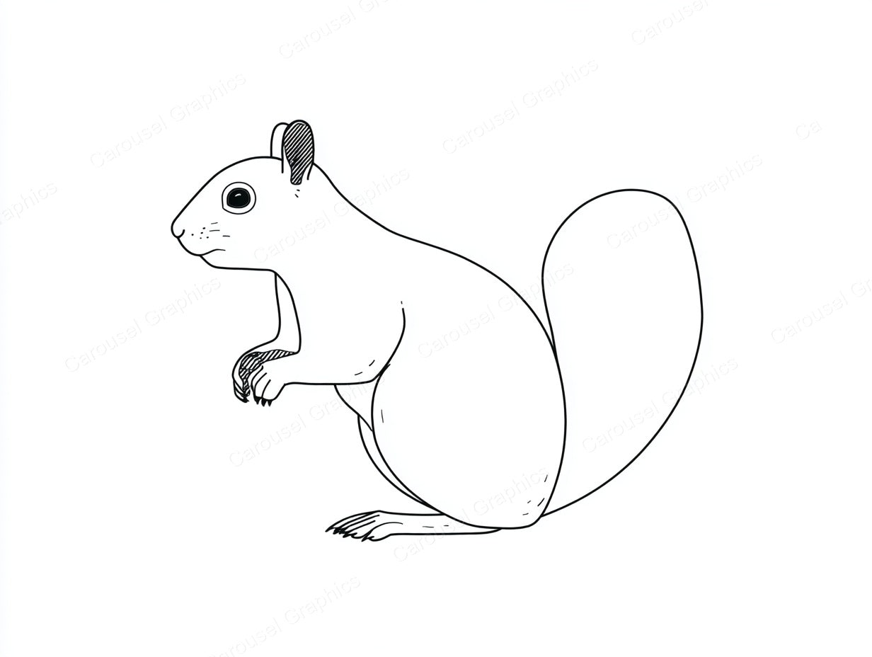 Squirrel Vector Graphic preview