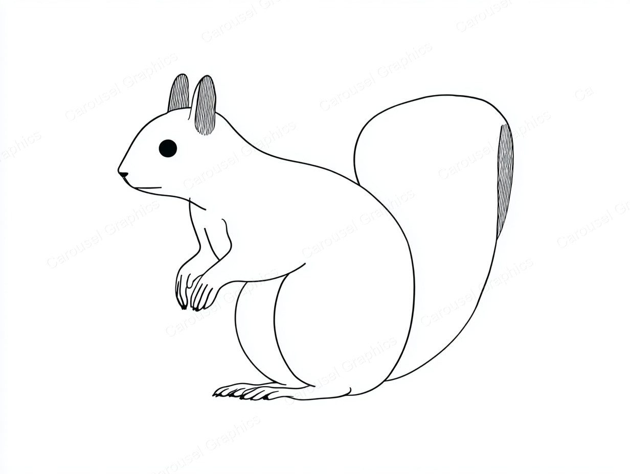 Squirrel Vector Graphic preview
