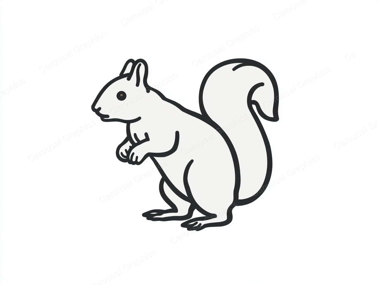Squirrel Vector Graphic preview