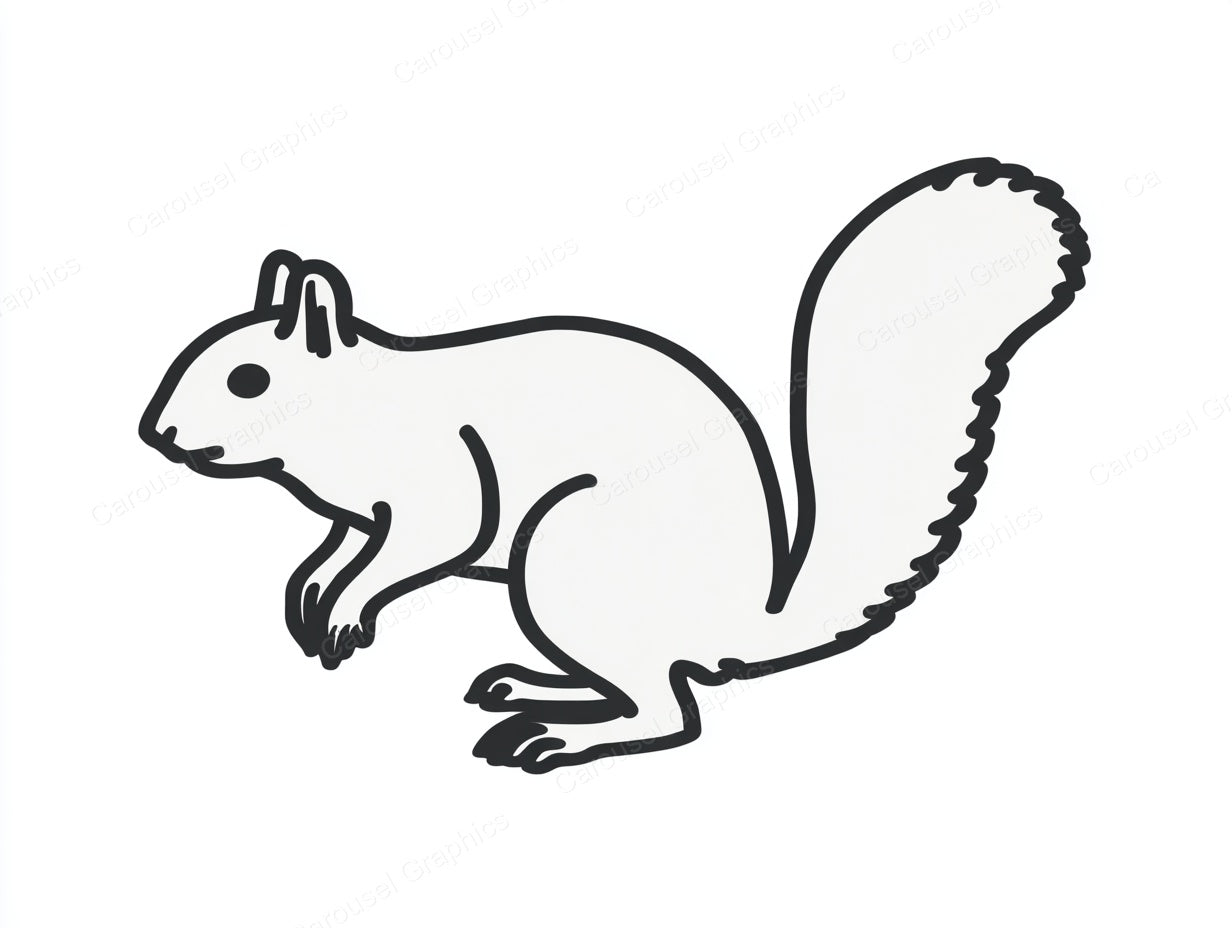 Squirrel Vector Graphic preview