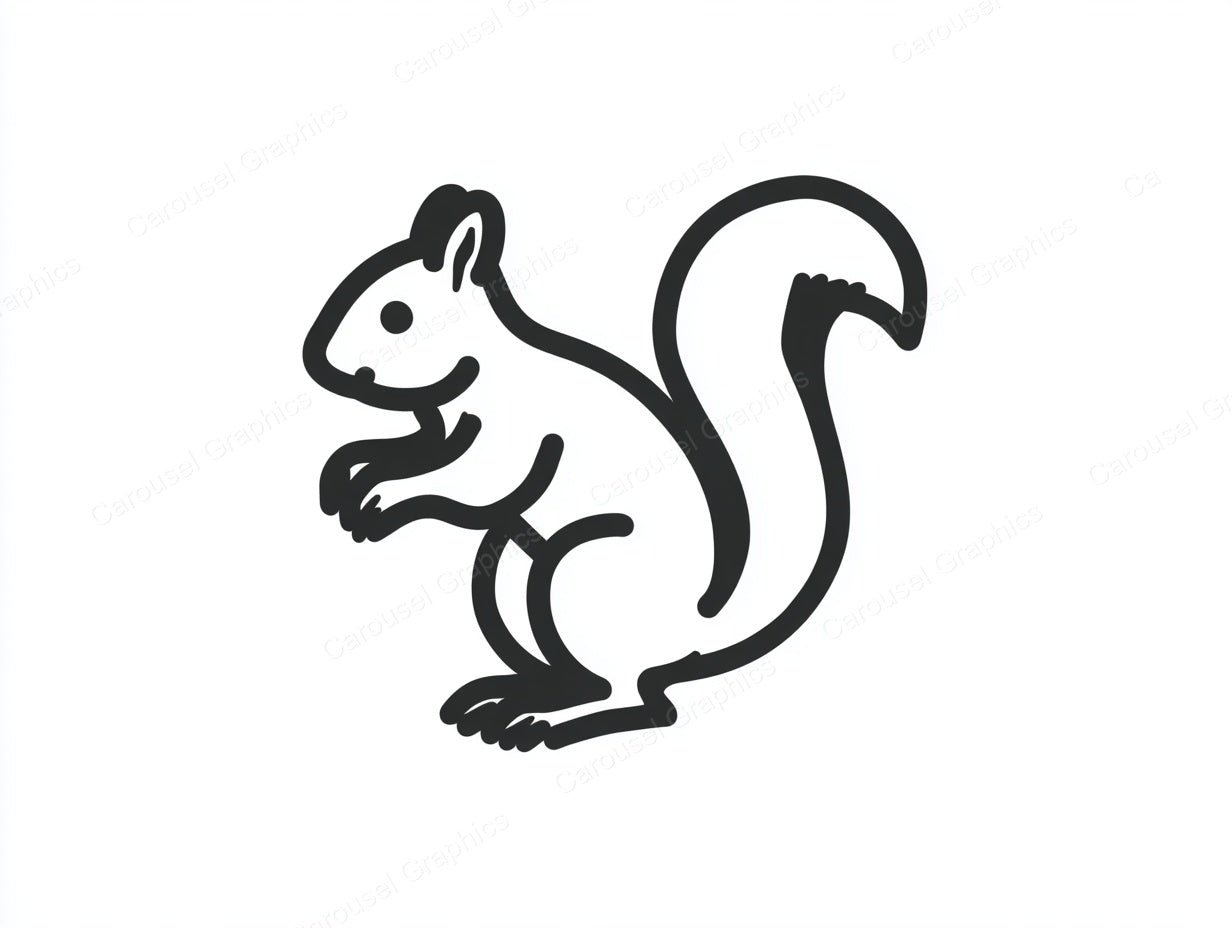 Squirrel Vector Graphic preview