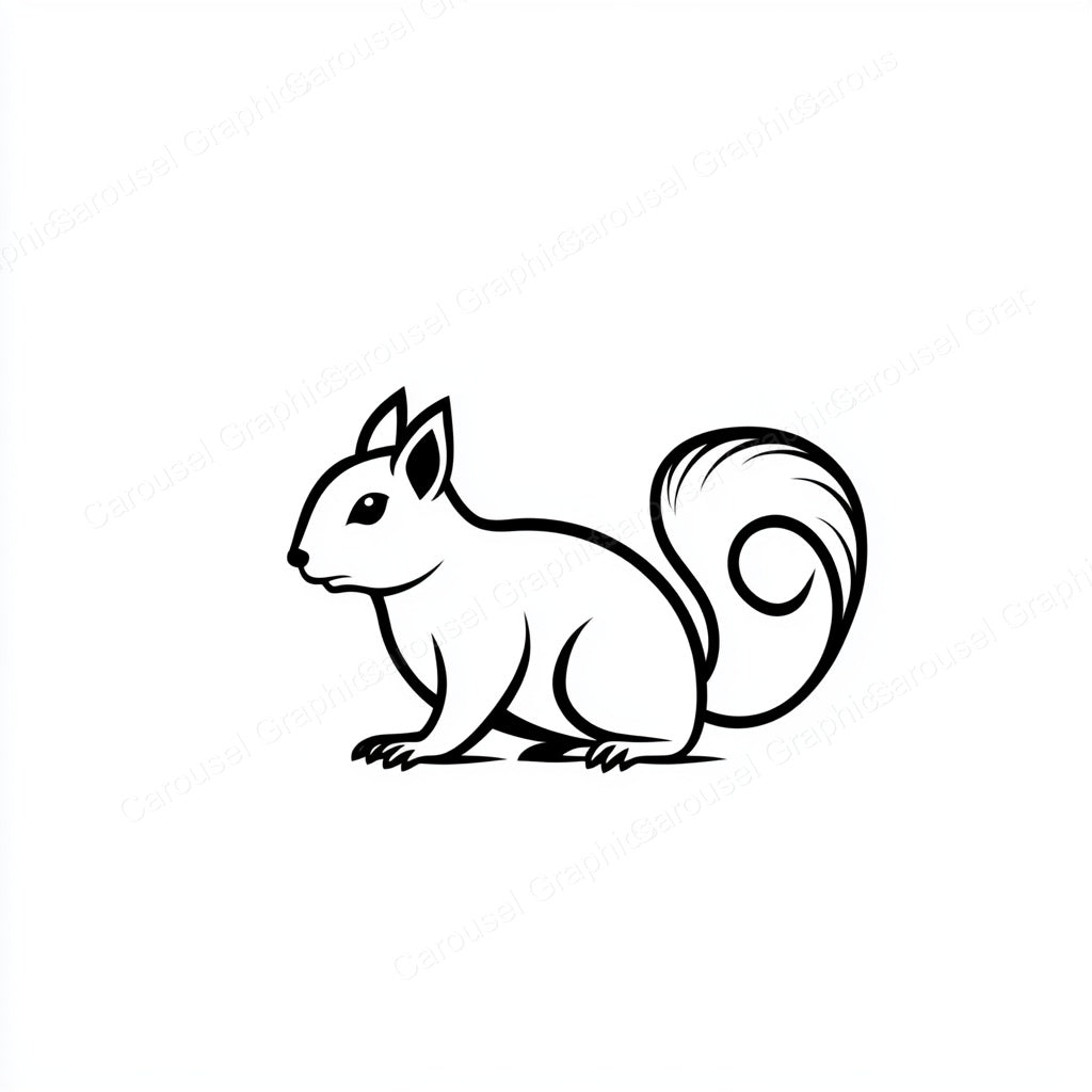 Squirrel Vector Graphic preview