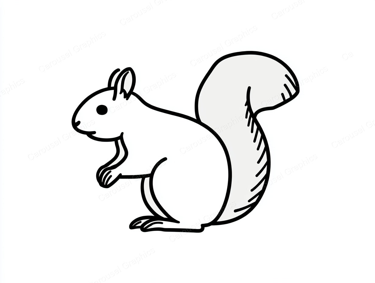 Squirrel Vector Graphic preview