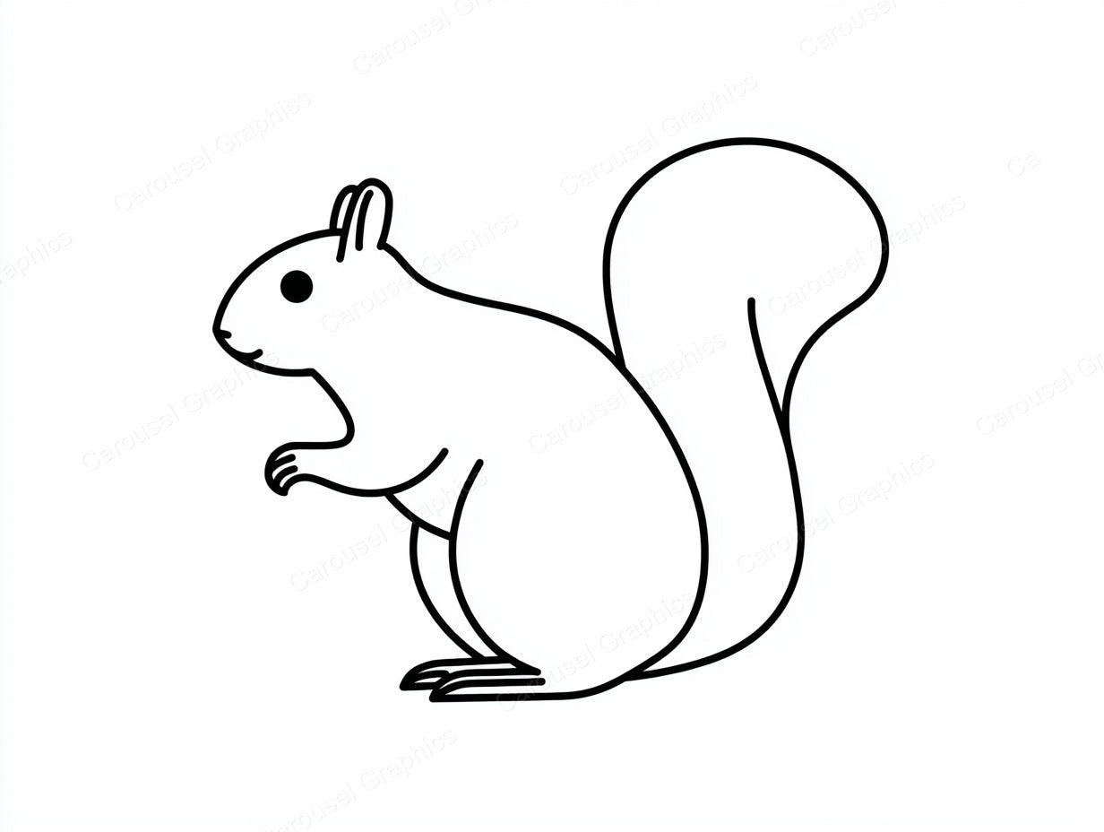 Squirrel Vector Graphic preview