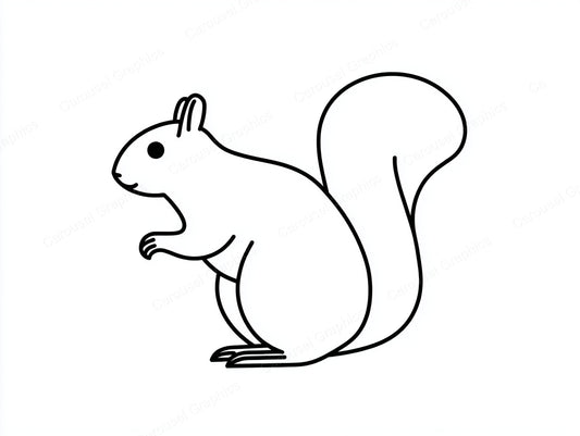 Squirrel Vector Graphic preview