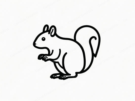 Squirrel Vector Graphic preview