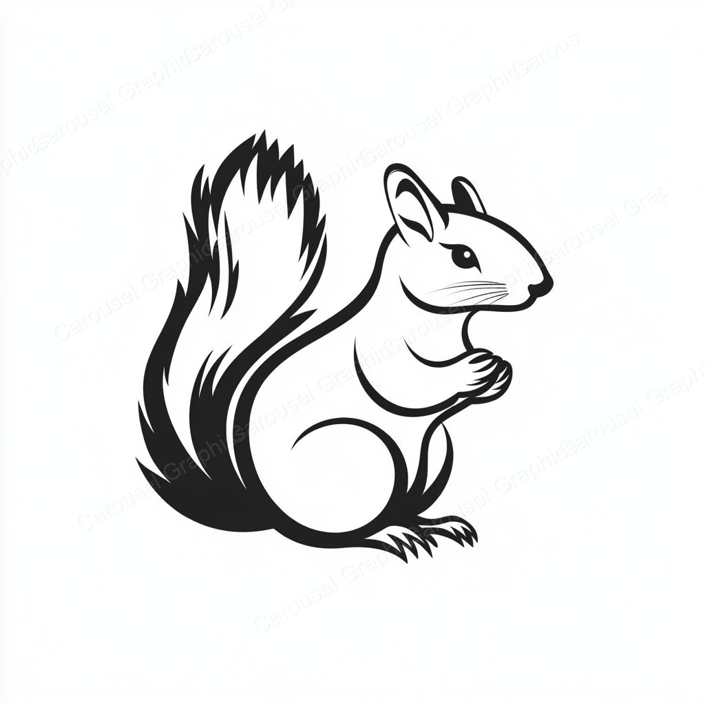 Squirrel Vector Graphic preview