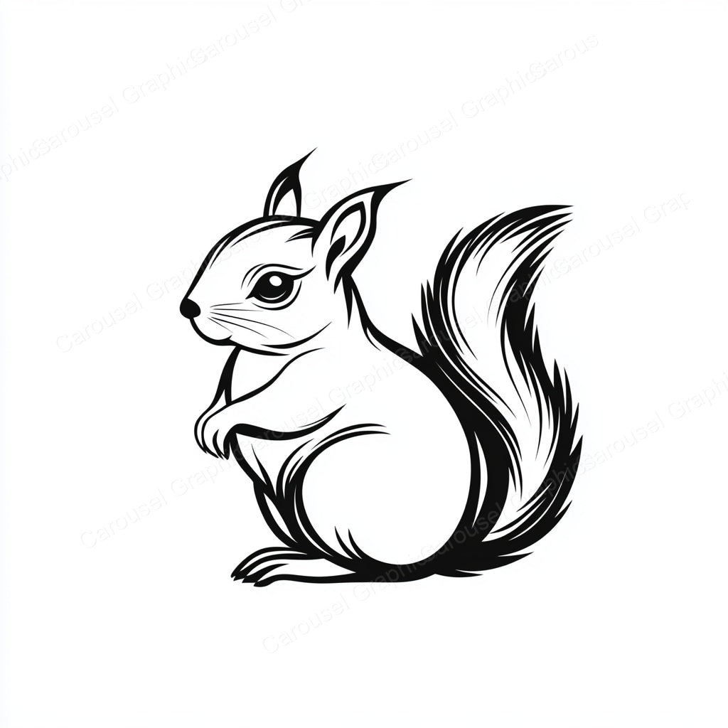 Squirrel Vector Graphic preview