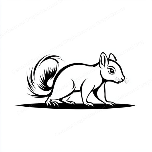 Squirrel Vector Graphic preview