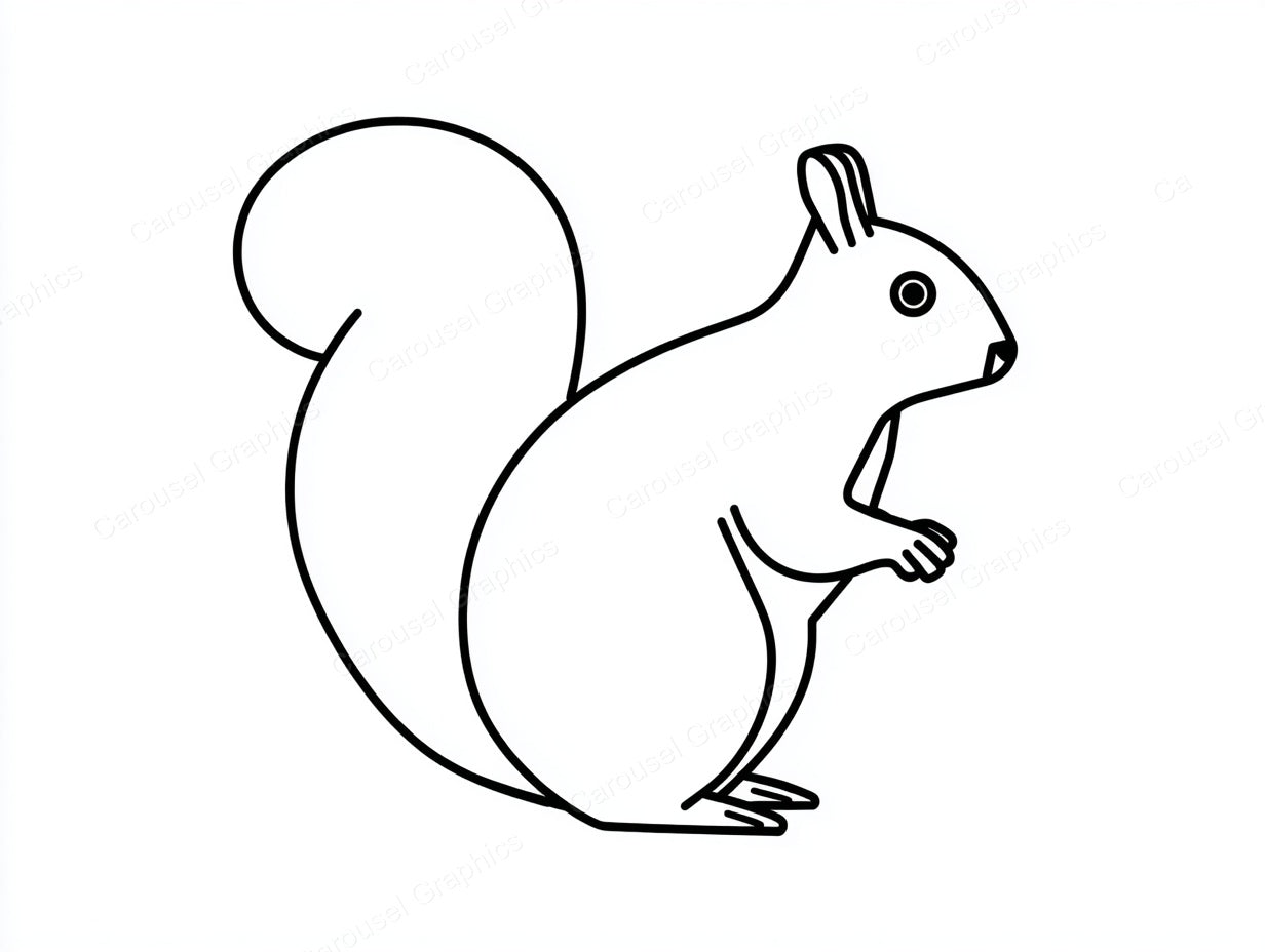 Squirrel Vector Graphic preview