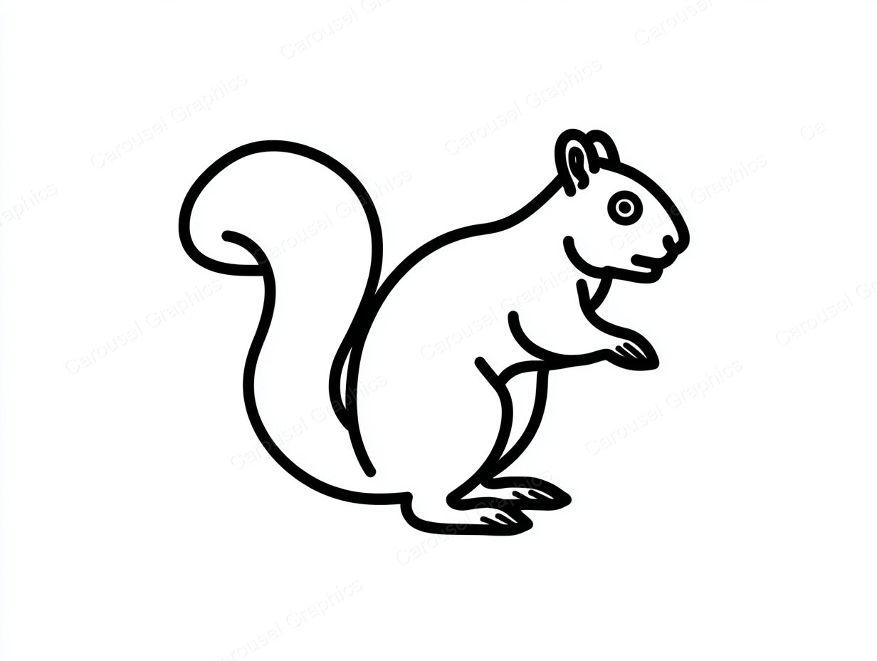 Squirrel Vector Graphic preview