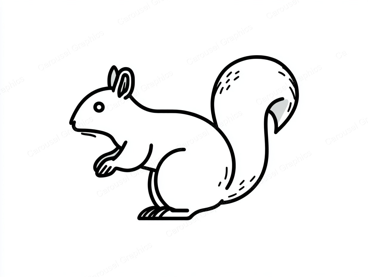 Squirrel Vector Graphic preview
