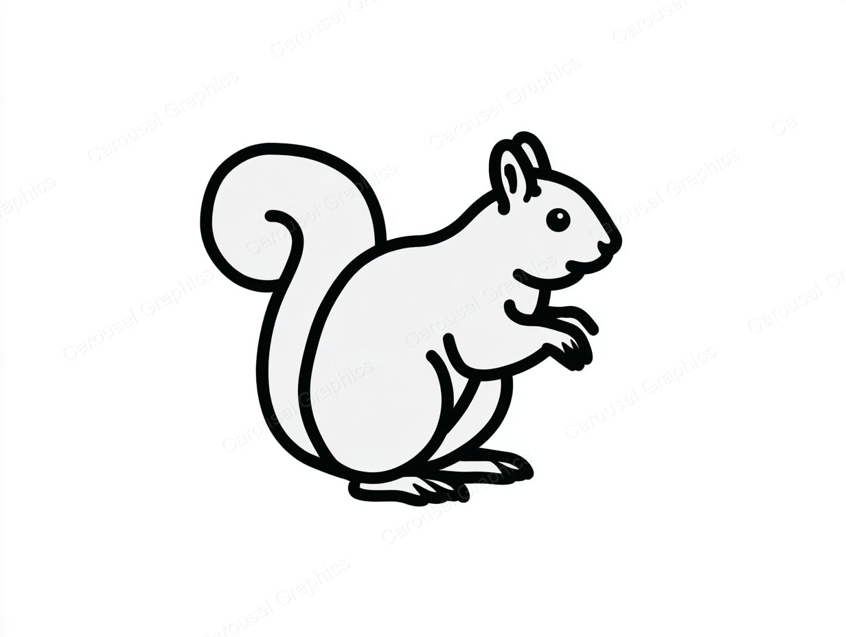 Squirrel Vector Graphic preview