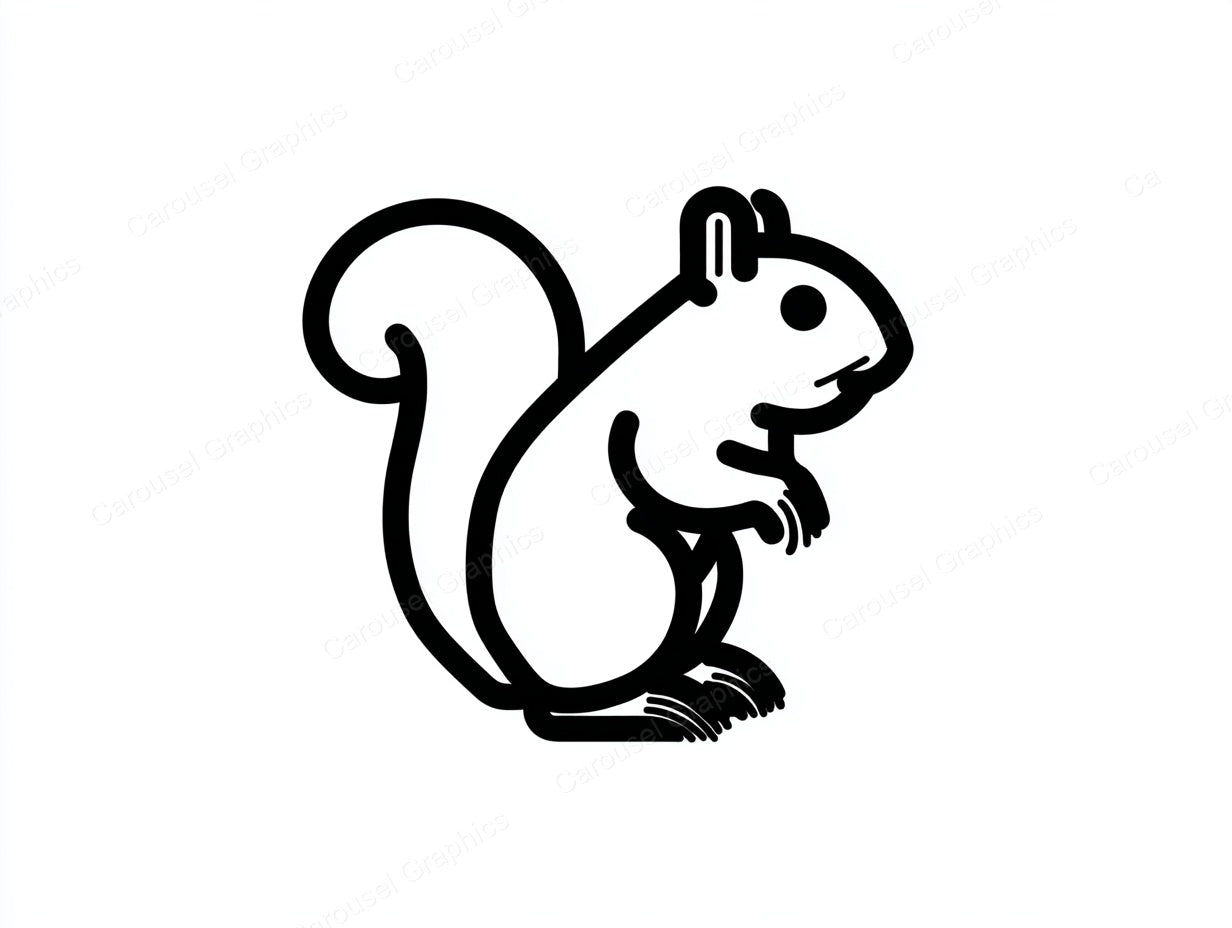 Squirrel Vector Graphic preview