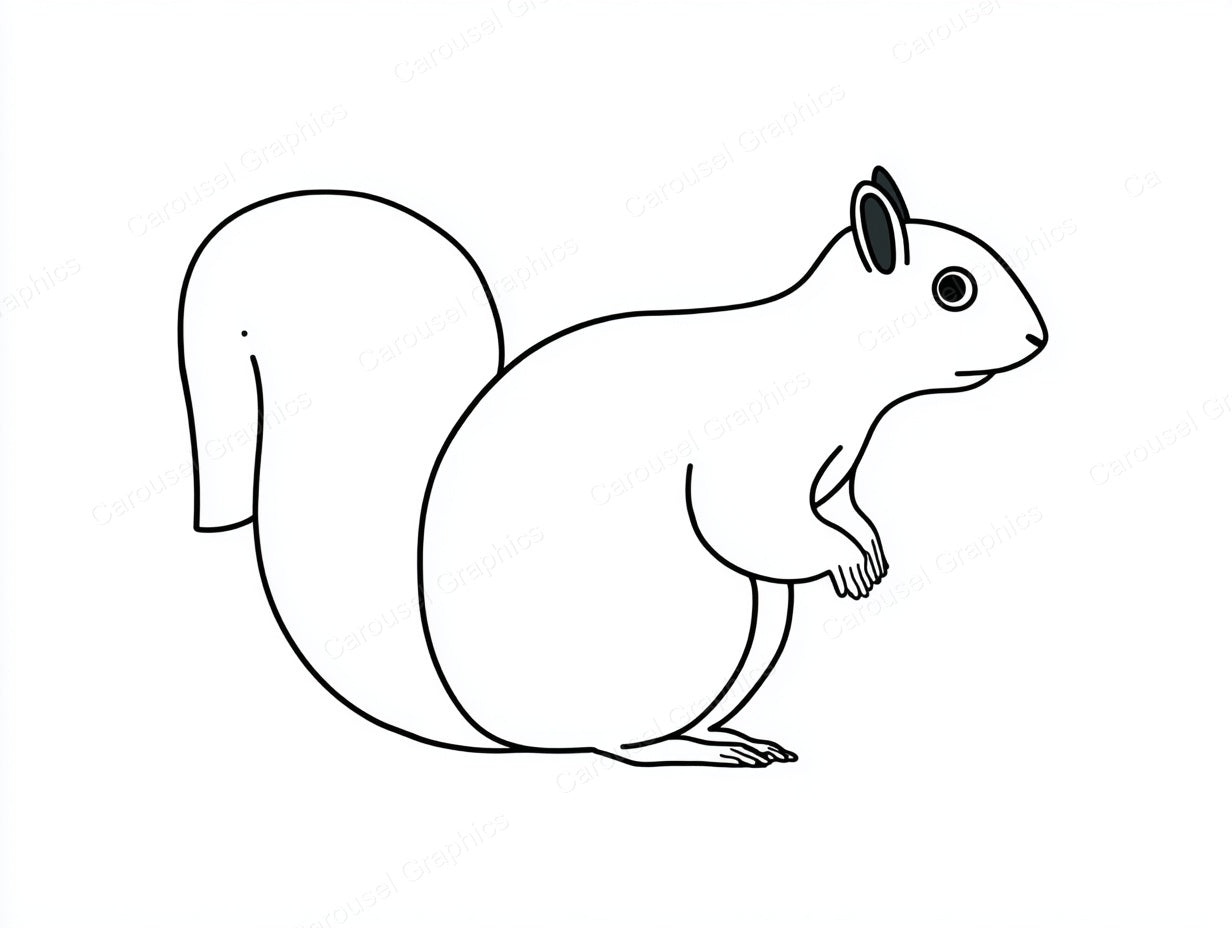 Squirrel Vector Graphic preview
