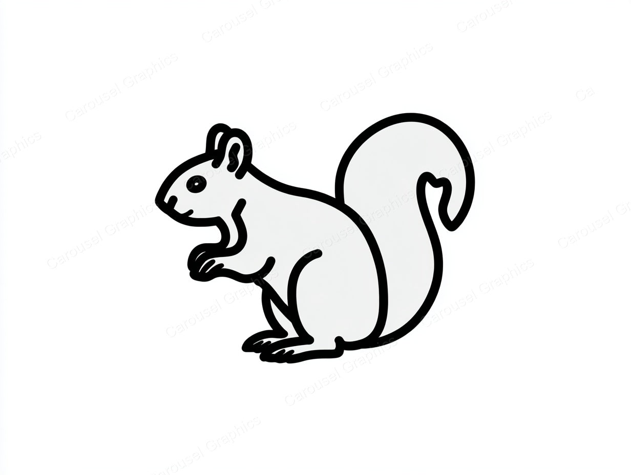 Squirrel Vector Graphic preview