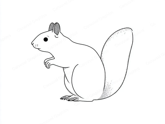 Squirrel Vector Graphic preview
