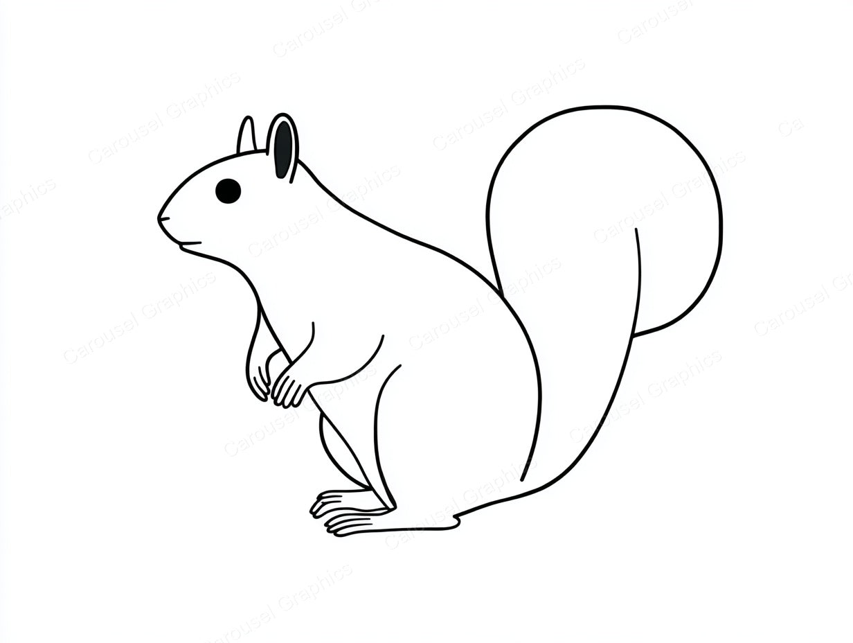 Squirrel Vector Graphic preview
