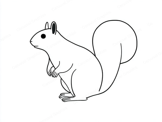 Squirrel Vector Graphic preview