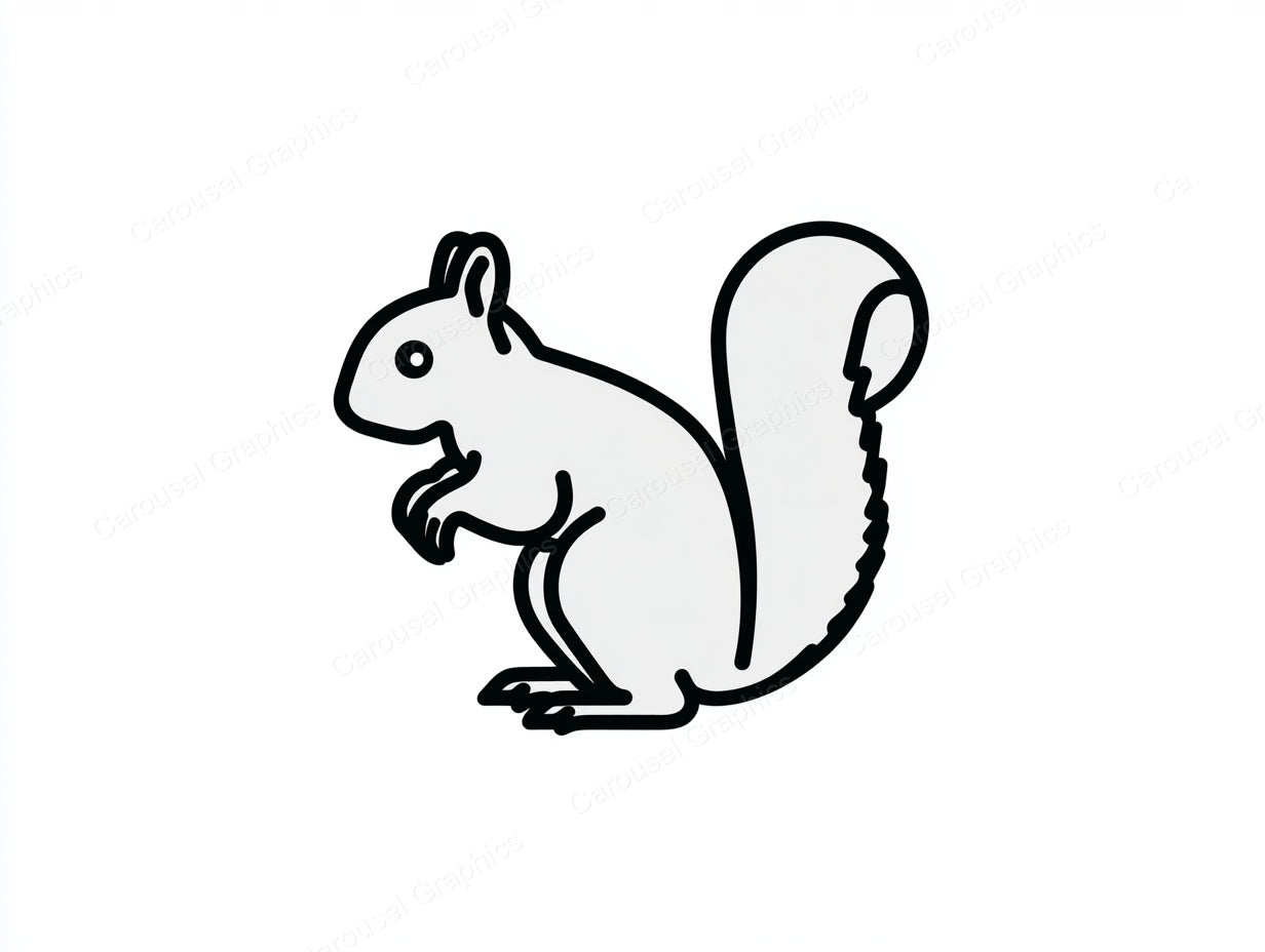 Squirrel Vector Graphic preview