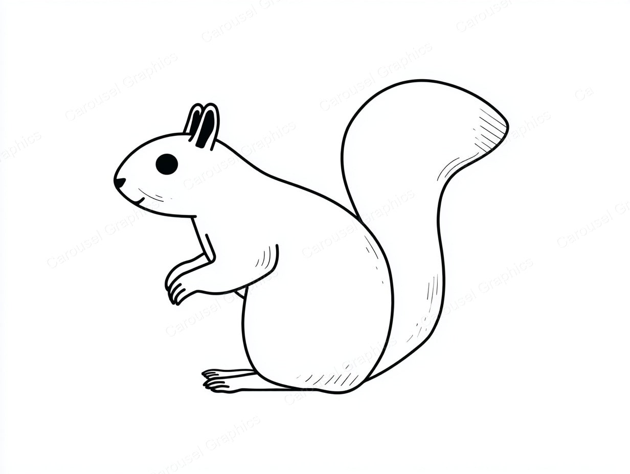 Squirrel Vector Graphic preview