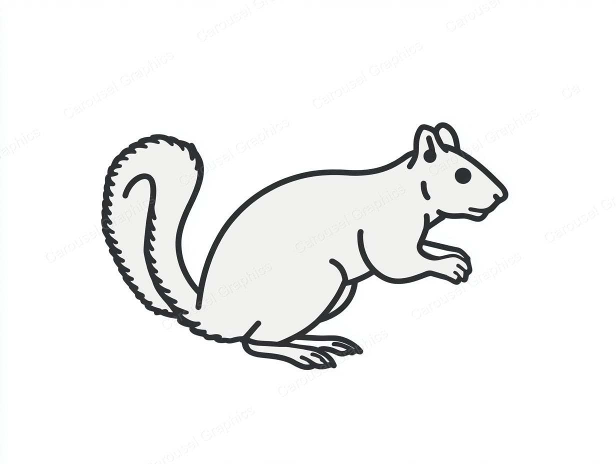 Squirrel Vector Graphic preview
