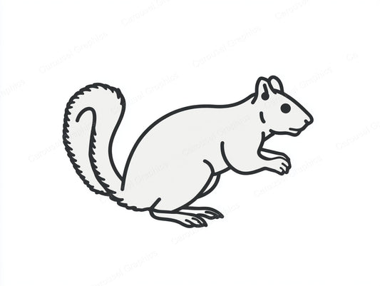 Squirrel Vector Graphic preview