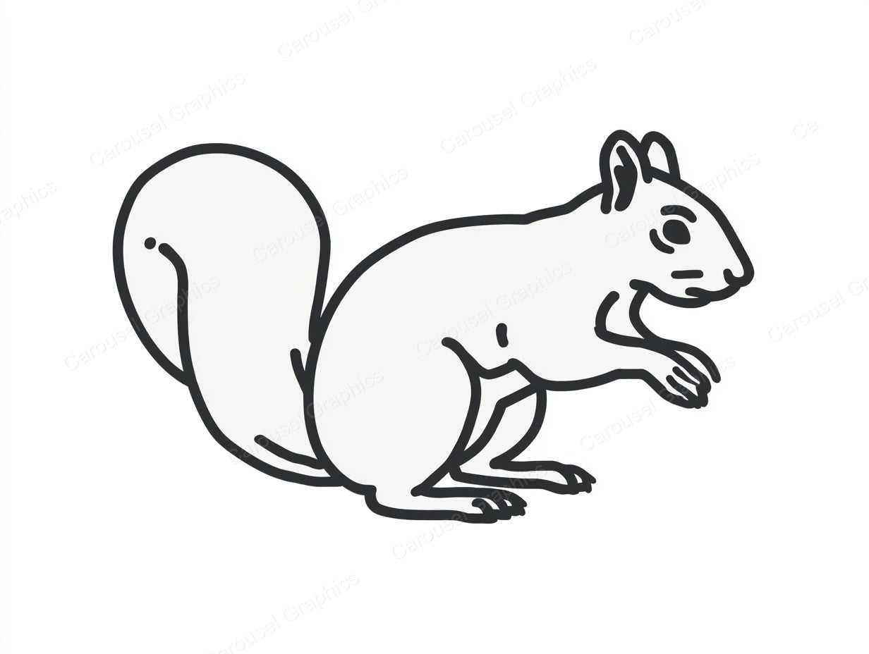 Squirrel Vector Graphic preview