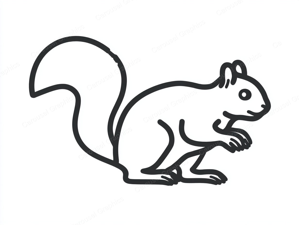 Squirrel Vector Graphic preview