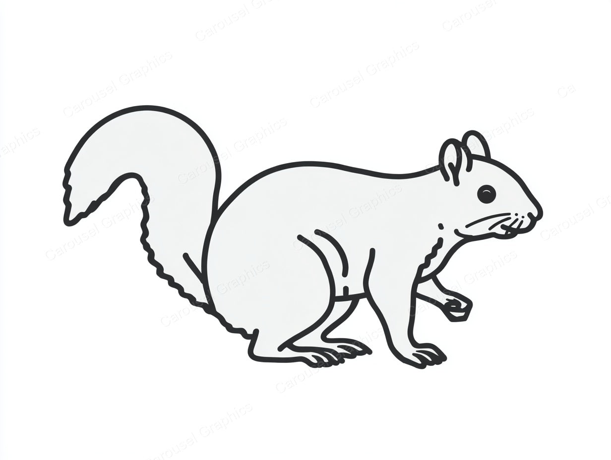 Squirrel Vector Graphic preview