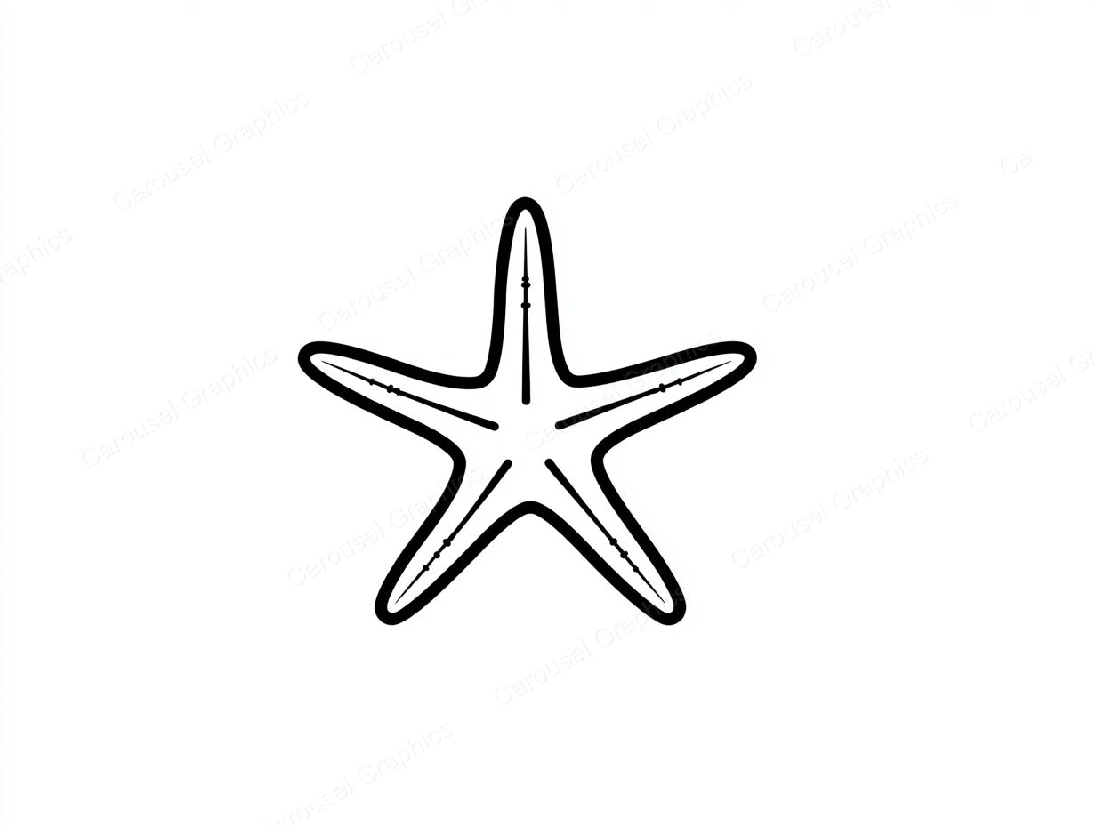 Starfish Vector Graphic preview