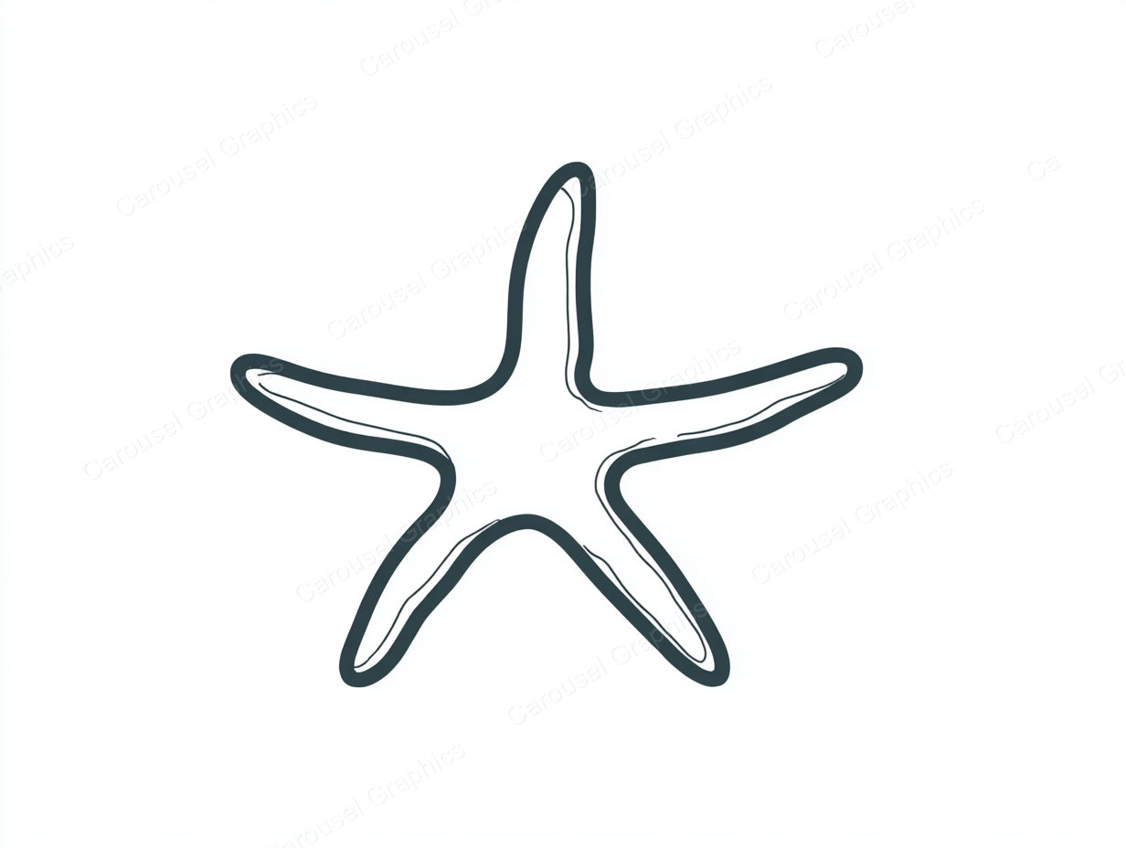 Starfish Vector Graphic preview