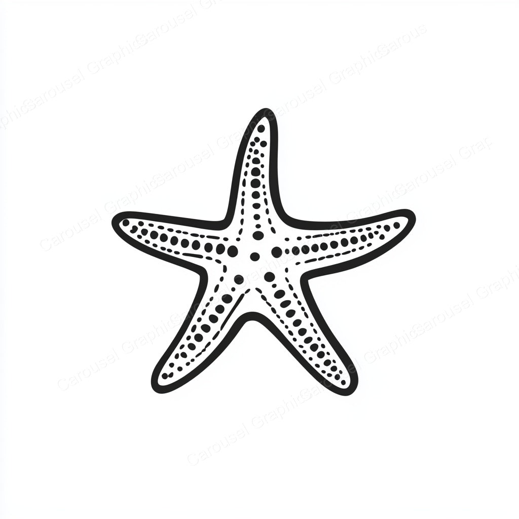 Starfish Vector Graphic preview