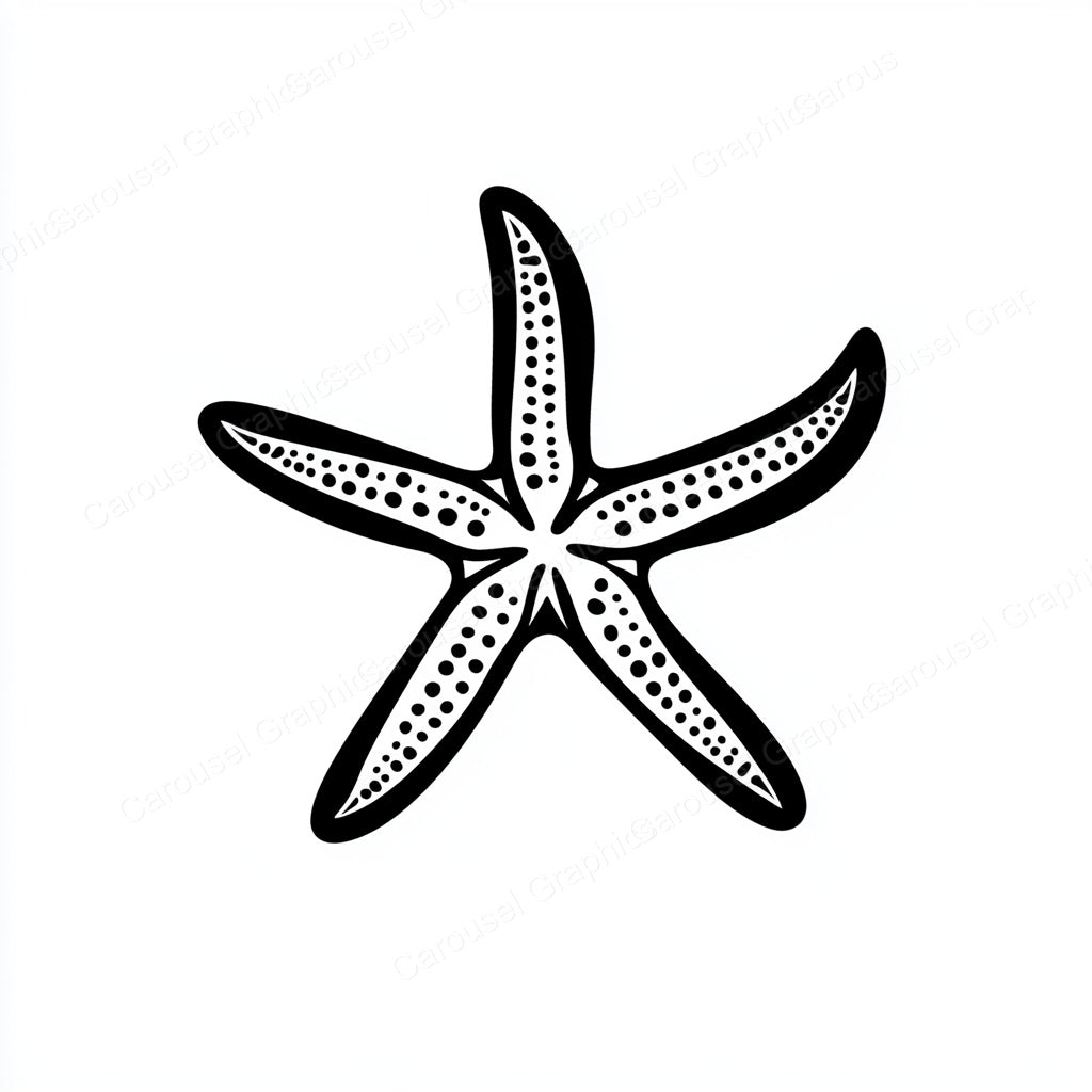 Starfish Vector Graphic preview