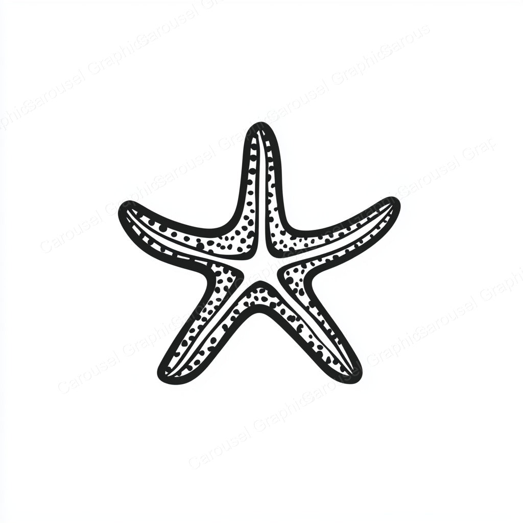 Starfish Vector Graphic preview